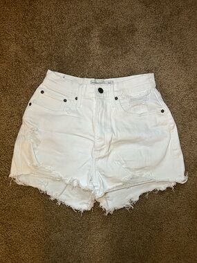 Abercrombie & Fitch Curve Love high-rise mom shorts